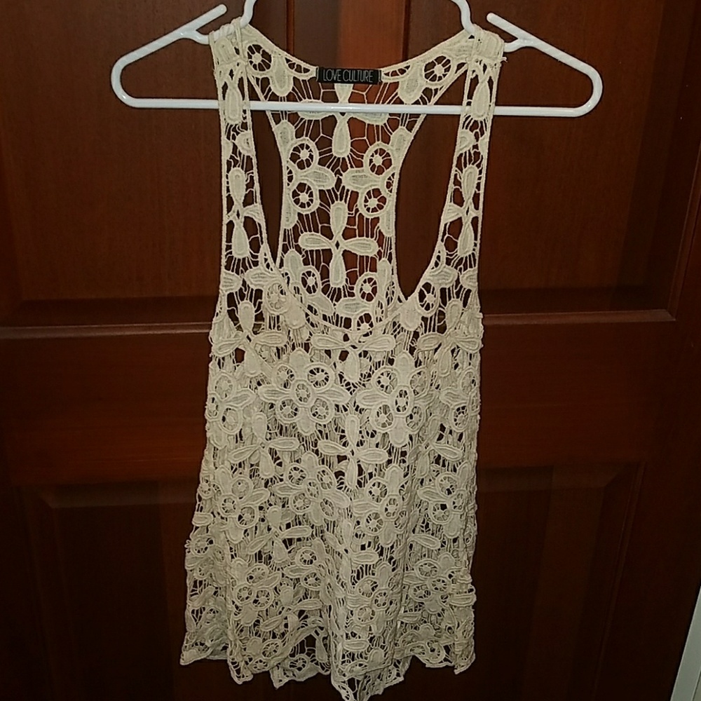 Flower Crochet top